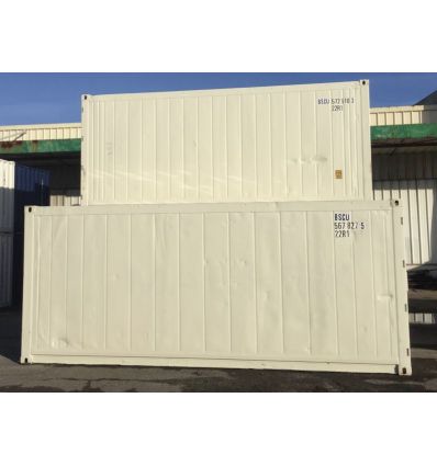 Container 20' reefer occasion sans groupe, reconditionné